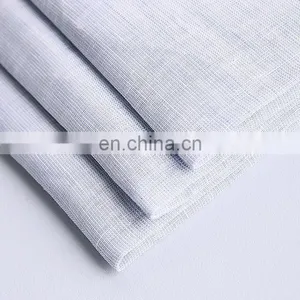 Fashion Washed Chambray Shirting Yarn Dyed Fabric 100% Natural Linen Fabric thumbnail-5