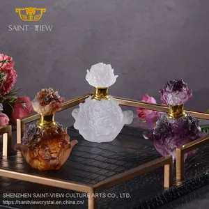 SAINT-VIEW Factory Wholesale Handmade High-Grade Skin Care Decor Roll On Essential Oil Perfume Bottle Set thumbnail-1