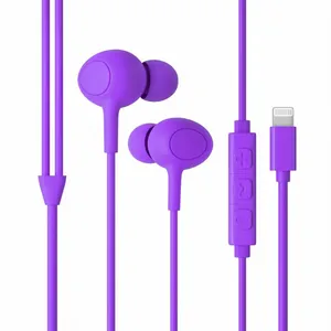 Lighting Earphone for Apple Earpods With Mfi Certified Used for Iphone 12 Pro Max thumbnail-3