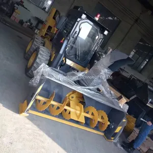 Chinese Skid Steer Loader Snow Blower Skid Steer Snow Thrower Exporter thumbnail-3