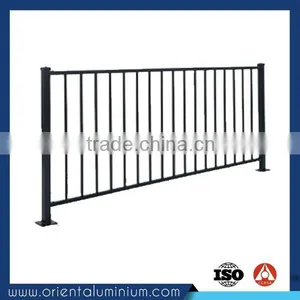 Aluminum Railing Designs for Prefab Metal Stair Railing thumbnail-1