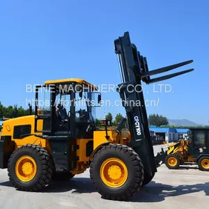 BENE 10ton/12ton All Terrain Forklift 10ton/12ton Rough Terrain Forklift Truck With Triplex Mast thumbnail-2