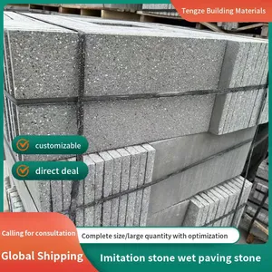 Imitation Stone PC Brick Brick Brick Cement Quartz Brick Striped Brick Imitation Marble Blind Road Courtyard Sidewalk Outdoor Brick thumbnail-5