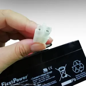 Biolight Original FirstPower FP1232 Pb 12V 3.2Ah 2 Needles Connector Lead-acid Cell Batteries thumbnail-3