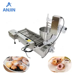 Automatic Donut Making Machine Yeast Donut Maker Donut Fryer Ring Donut Forming Machine thumbnail-1
