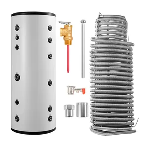 OEM ODM 50L 100L 200L 1000L DHW Domestic Hot Water Tank Heat Recovery Solar Collector Thermal Boiler Heat Pump Buffer Water Tank thumbnail-1