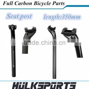 High Quality 25mm Offset Carbon Fiber Cycling Bicycle MTB Bike Seat Posts Seatpost 3K 27.2/31.6mm thumbnail-1