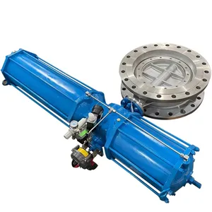 Triple Eccentric Metal Hard Sealing Flange Butterfly Valve D343W-16P thumbnail-3