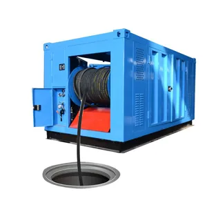 6-cylinder Diesel 300-1200mm Drain Pipe Cleaning Water Jetting Machine Sewer High Pressure Cleaning Machine thumbnail-3