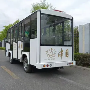 Tourist Sightseeing Vehicle - 11-seater Enclosed Electric Sightseeing Vehicle, From the Original Manufacturer, Direct Sales of First-hand Electric Sightseeing Vehicles thumbnail-2