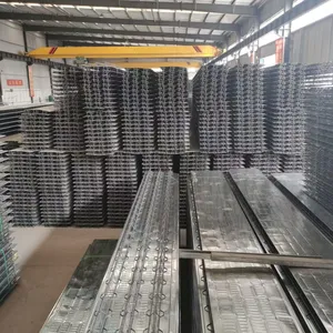 Floor Support Plate New Design Smooth Surface Burr-Free Reinforced Concrete Truss Metal Floor Decking Sheet thumbnail-5