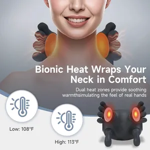 Portable Neck and Back Massager With Dual Bionic Massage Heads MH-BY058 thumbnail-4