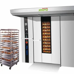 Industrial Electric Gas Diesel Rotary Baking Oven for Biscuit Cookie Cake Bread thumbnail-1