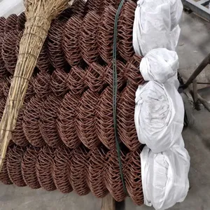 PVC Chain Link Garden Security Wire Mesh Iron Metal Farm Fence for Garden thumbnail-5