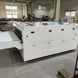 Automatic Cuff Collar Fusing Machine | Fusing Press Machine for Bonding Laminating Machine 1800MM 1600MM thumbnail-4