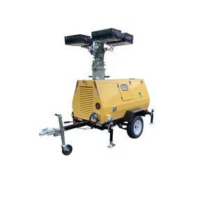 Automatic Hydraulic Lifting Light Tower Trailer Mounted Outdoor Mobile Lighting Tower thumbnail-5