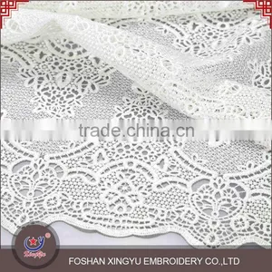 Top Quantity New Product Indian Ladies Embroidery Designs Lace Voile Fabric for Vest thumbnail-3