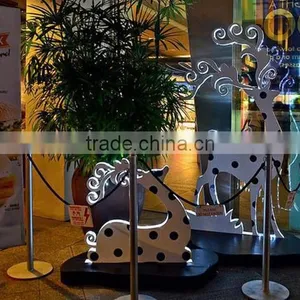 Wood Material Deer Christmas Decorations thumbnail-1