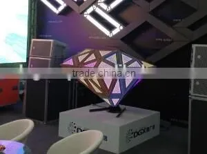 Good Design LED Display and DJ Booth ,Back Ground Wall-polygon -P5 thumbnail-1
