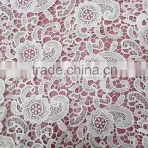 Lace With Flower Fabric Embroidery Milk Silk Full Lace for Garment Accessory thumbnail-3