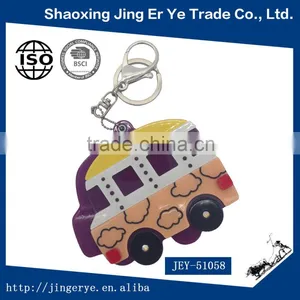 Acrylic Cutie Miniature Bus Keychain thumbnail-1