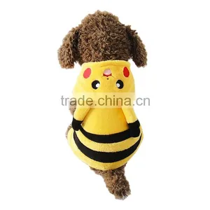 Dog Pikachu Apparels With Double Sided Coral Fleece Material Fit for Spring Autumn and Winter thumbnail-5