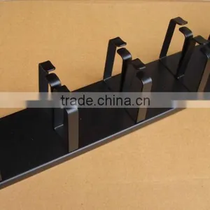 19'' Network Rack Two Low Metal D-ring 2U Cable Management Tray thumbnail-1