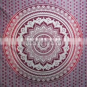 Bohemian Handmade Bed Cover Mandala Beach Throw Wall Hanging Cotton Tapestry thumbnail-3