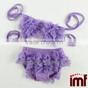 Girls Princess Swimwear Sex Lace Tutu Veil Beach Clothing Childs Bikini thumbnail-1