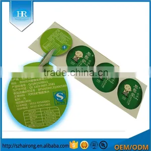 Custom Strong Glue Transparent PET Covering Film Printing Brand Logo Sticker thumbnail-6