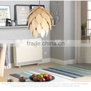 Wooden LED Pendant Light JK-8005B-29 China Supplier High Quality Indoor Pendant Lamp Wooden Lights thumbnail-1