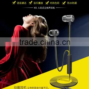 GOLF M3 Jazz Series Audio 3.5mm HD Stereo 1.2M In-Ear Earphones Handsfree Stereo Earphone For Iphone/android Mobile Phone thumbnail-2