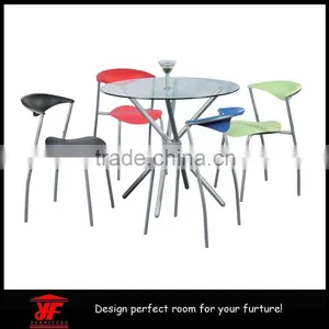 2015 Dining Room Furniture Cheap for Sale Glass Dining Table thumbnail-1