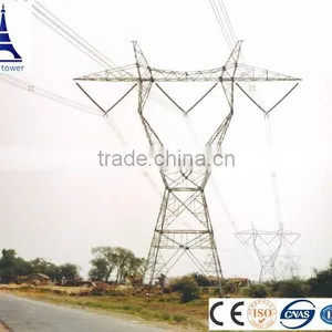 High Voltage Power Transmission Tower for 35kv 110kv 220kv 400kv 500kv thumbnail-3