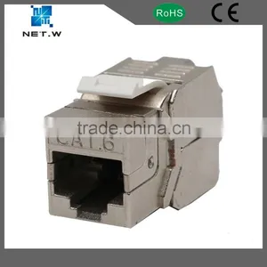 Cat 6 Wall Jack FTP Tooless Ethernet Keystone Jack, Patch Panel Keystone thumbnail-1