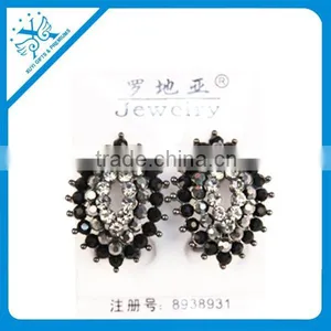 Handmade Crochet Earring Cheap Fashion Kundan Jhumka Earrings thumbnail-1
