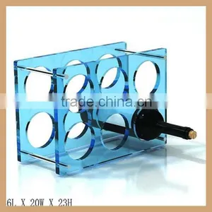 Square Acrylic Wine Rack Shelf ,wine Bottle Holder thumbnail-3