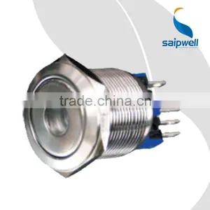 SAIP/SAIPWELL Electronic Waterproof Metal Button Led Push Button Light thumbnail-1
