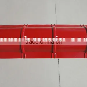 Automatic Colored Steel Ridge Cap Roll Forming Machine thumbnail-3