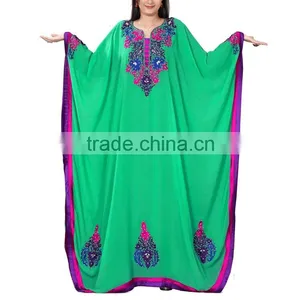 Hot Women Black Abaya Pakistani Embroidered Dresses Long Sleeve Modern Islamic Wedding Dress Quality Choice thumbnail-3