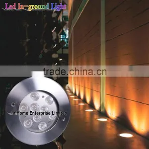 9W Lens Optional IP67 Led Underground Light for Outdoor Landscape Lighting thumbnail-4