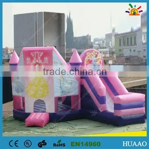 Commercial Princess Inflatable 5 in 1 Combo thumbnail-1