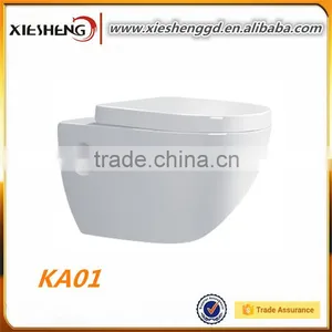 KA01 WC Ceramic Wall-hung Toilet Sanitary Ware TOILET Quality Choice thumbnail-1