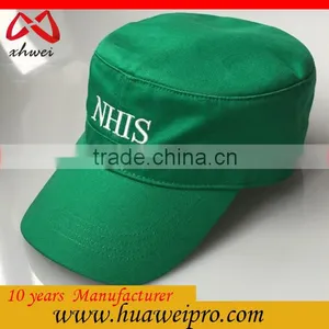 China Custom Embroidery Army Green Washed Military Cap thumbnail-1