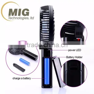 Rechargeable USB Desk Portable Pocket Mini Fan Handheld Travel Blower Air Cooler thumbnail-6
