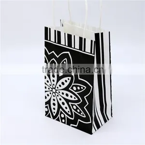 High Quality Cheap Customized Luxury Gift Bag Recycled Kraft Paper Bag With Handles thumbnail-3