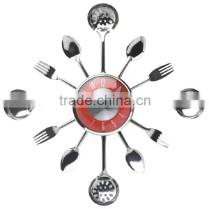 Metal Kitchen Tools Wall Mounted Clock, Decorative Wall Clock thumbnail-1