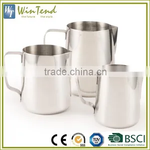 Steaming Coffe Latte 350ml 450ml 1000ml Easy Clean Stainless Steel Milk Frothing Pitcher thumbnail-6