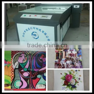 Flatbed Decorative Glass Printing Machine, Ornamental Glass Painting Machine thumbnail-1