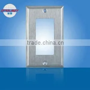 Steel Stainless Decorative GFCI Wall Switch Plate thumbnail-1